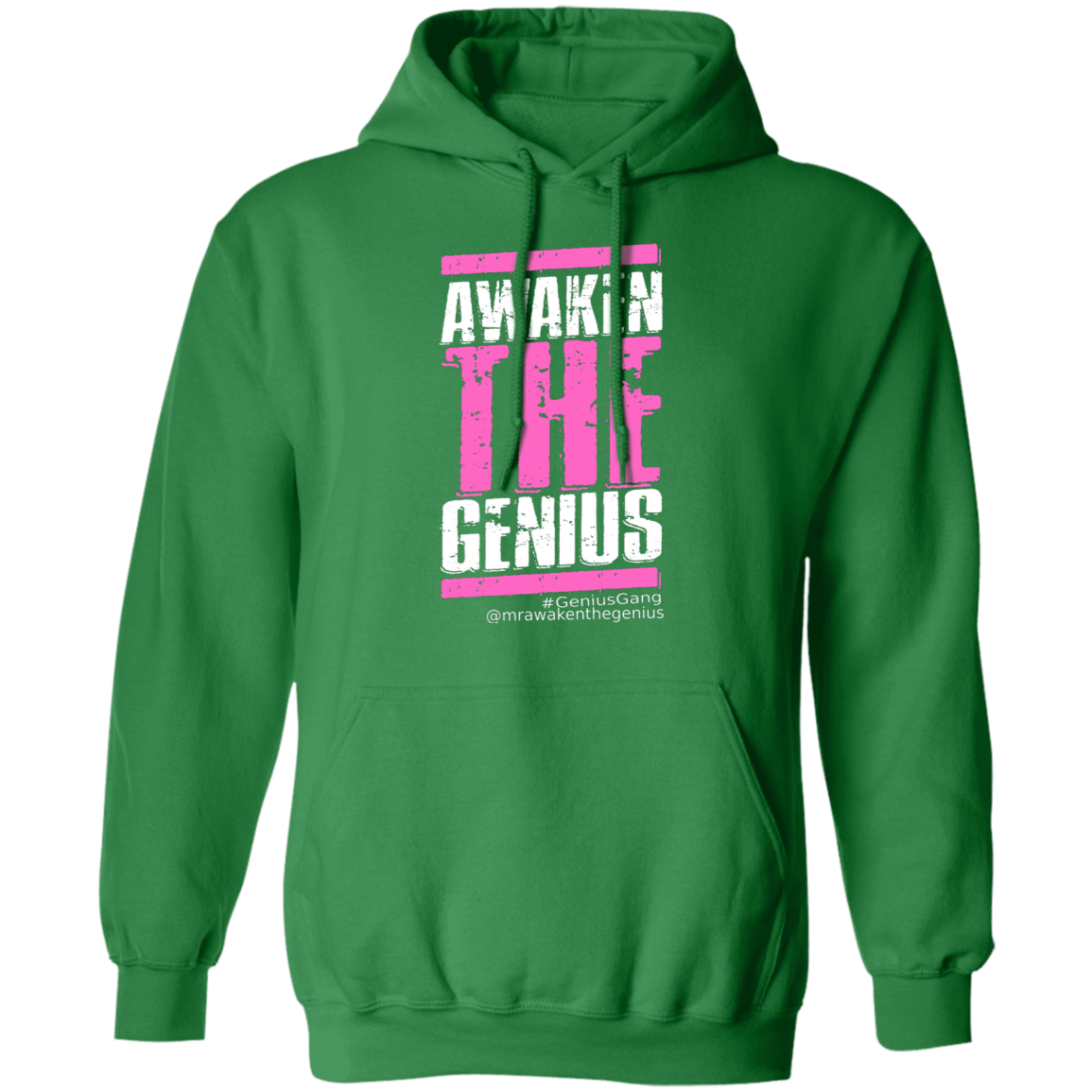 Z66 Pullover Men Hoodie (Irish Green)