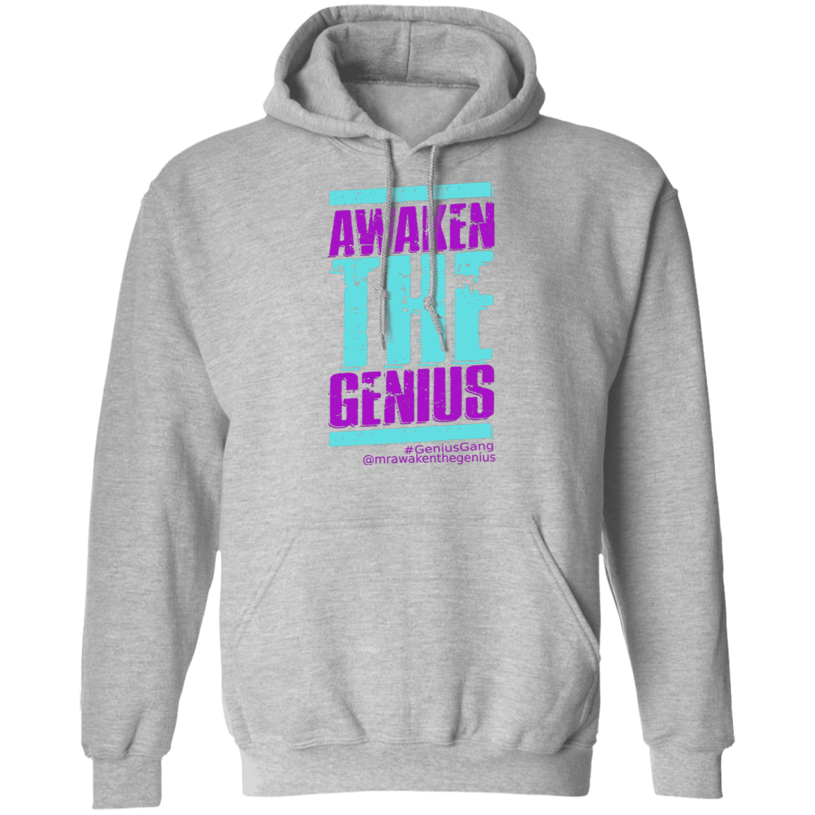 Z66 Pullover Men Hoodie(Ash)